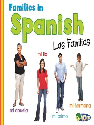 cover image of Families in Spanish